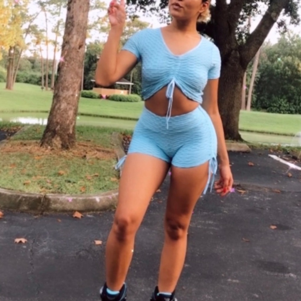2 piece short set